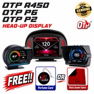 OTP-H06+ A450 P2 OBD2 Meter Gauge Meter P6 OBD Meter Car GPS Alarm Speed Gauge display Water temp RP
