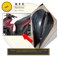 HONDA CLICK V2 UNDERSEAT GARNISH CARBON / SIDE ENGINE GARNISH FOR CLICK V2 1PAIR By RFE