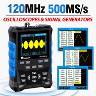 TOOLTOP ET120MPro Portable 120MHz 500MS/s Digital Oscilloscope 3MHz Signal Sources 2 in 1 Automotive