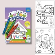 AlphaBlocks Coloring Activity Book Birthday Party Giveaway Souvenir