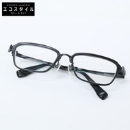 Four Nines M-22 反向 R 鉸鏈鈦金屬混合框方形眼鏡 53□17-133 [二手]