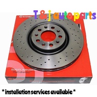 Volkswagen Sharan 7N1 2.0 TSi Genuine BREMBO Xtra Sport Rear Brake Disc Rotor 282MM * 1 Set 2 PCS *