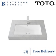 TOTO Under Counter Lavatory with 1 Tap Hole LW592J | TOTO Wash Basin
