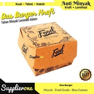 Saveme - Burger Box of 50 Burger Box/ Burger Packaging/ Oil-Resistant Burger Container/