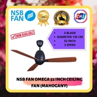 NSB FAN OMEGA 52 INCH CEILING FAN