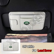 High quality Leather Sun Visor multi functional Storage Clip Glasses Clip Card Clip ID Storage Inter