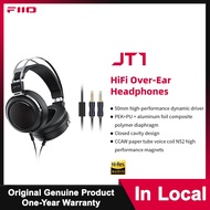 FiiO JT1 3.5mm Studio Headphones for Recording Gaming with Microphone, 50mm Diaphragms driver,HiFi S