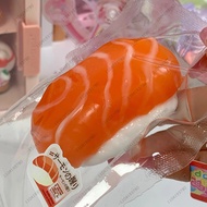 new Salmon Sush iSilicone Taba Squishy Salmon Rice Sushi Squeeze Toy Mochi Toy Mushy Squishy Anti St