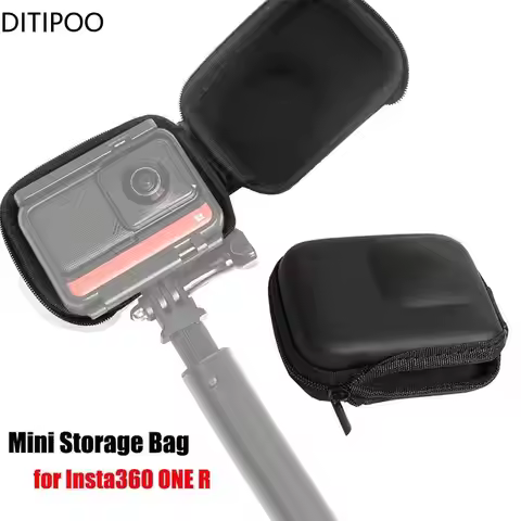 Portable Mini Storage Bag for Insta360 ONE RS R Insta 360 Panoramic Edition Camera Protective Carryi