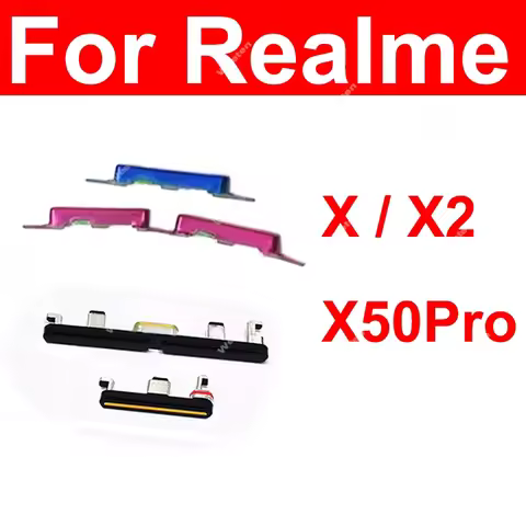Power Volume Button For Realme X X2 X50 Pro X2Pro X50Pro 5G Side On Off Power Volume Up Down Buttons
