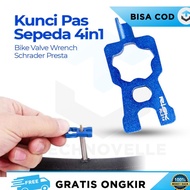 BICYCLE TIRE VALVE WRENCH 4 IN 1 RISK VALVE WRENCH PRESTA