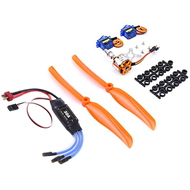 2212 1400KV Brushless Motor+30A ESC+SG90 Servos+8060 Propeller for FPV RC Plane Airplane Spare Parts
