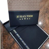 Kain / Bahan Stelan Jas Jat Black Tuxedo Super 300's
