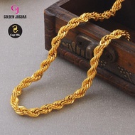 GJ Jewellery Emas Korea Emas Bangkok Fashion Necklace Rantai Pintal 0.5 60CM (486600501)24K Gold Pla