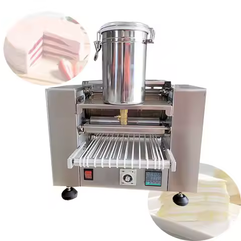 Automatic Melaleuca Cake Crust Machine Commercial Dumpling Crust Spring Cake Machine Towel Roll Panc