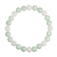 【正佳珠寶】翡翠 高品白冰種 滿綠芙蓉種 6.8-7.3mm 天然A貨翡翠