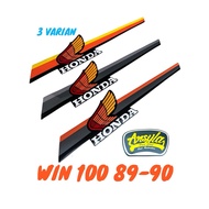Honda Win 100 win100 striping sticker 89-90 3 variants