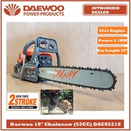 Daewoo 16"(45cc)/18" (52CC) Gasoline Chainsaw DCS4516T/DCS5218T With Original Chain - Brand KOREA - 6 Months Warranty -