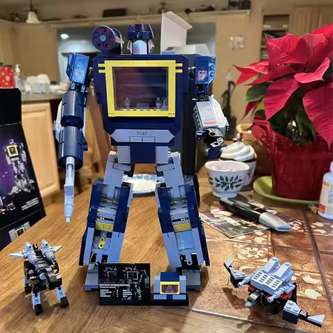 2026 Christmas Promotional 10358 Robot Soundwave Building Blocks Assembly Brick Model Toys for Boy K