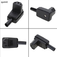 QUIM C13 Power Plug IEC 320 90° Angle Rewirable Cable Connector 250V 10A C13 Female Connector for Tr