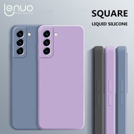 Lenuo เคสโทรศัพท์ซิลิโคนเหลวปลอกสำหรับ Samsung Galaxy S23แบบออริจินัล5GS23 S21พิเศษ + / S22 S21พลัส/S22Ultra S21 5G / S21 S20 FE 5G เคสโทรศัพท์ป้องกันการตกเคสด้านหลังกันกระแทกแบบรวมทุกอย่าง