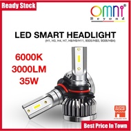 Omni Beyond Car LED Headlight H3 H4 H7 H8 H11 H1 HB3 HB4 9006 9005 C6 HID Car Headlamp LED Bulb