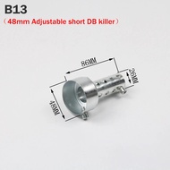 Universal Motorcycle 35mm 42mm 45mm 48mm 60mm DB Killer Exhaust Can Muffler Insert Baffle DB Killer 