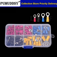 102PCS RV1.25 RV2 RV3.5 RV5.5 Insulated Electrical Wire Cable Connectors Ring Lugs Crimping Terminal