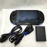 Sony PS Vita PCH-2000 Blue Black Slim PSVITA Region Free Console With Charger