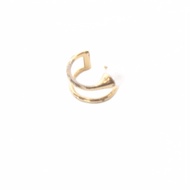 ete Jouete Ear Cuff gold Pearl Direct from Japan Secondhand