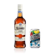 Alhambra Light Brandy 1L + Strong Zero Shekwasha 350ML Bundle