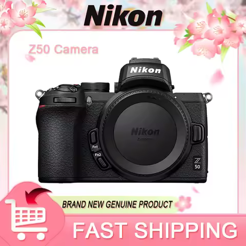 Nikon Z50 Mirrorless Camera with optional 16-50mm lens 4K high-definition video suitable for travel 