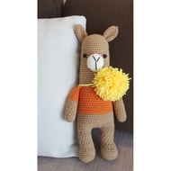 Amigurumi crochet Alpaca/Alpaca toy/Alpaca gift