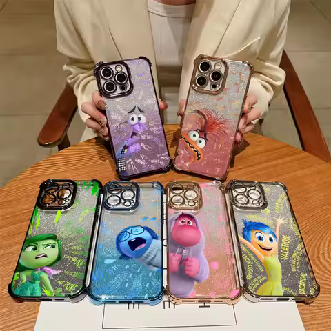 Inside Out 2 Disneys Phone Case For Vivo Y77 Y38 Y36 Y50 Y28 Y27 Y17 Y16 Y15s V27 V25 V23 S15 5G Sho