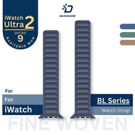 DUX BL Magnetic Woven Strap for iWatch Ultra 2 S10 S9 S8 S7 Series 9 8 7 6 5 SE 38 42 46 44 41 45 49