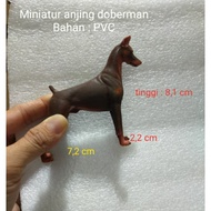 Doberman Dog Miniature Action Figure