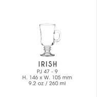 Citinova Irish Glass 6pc Glass Coffee Cafe Hotel Resto Ice Cream Milk Shake Tea Juice Beer Cola Brea