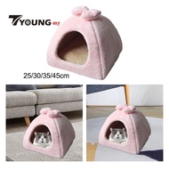 [Available] Dog Cat Bed Washable Indoor Autumn Winter Self Warming Cozy Kennel Pet Tent Cave Bed for