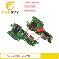 Original USB Charging Board For vivo Y02s / vivo Y16 Dock Connector Charger Port Plug Flex Cable Rep