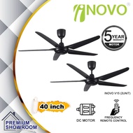 (Twin Pack) Inovo V15 40inch Ceiling Fan DC Motor 5 Blades With 8 Speed Remote Control