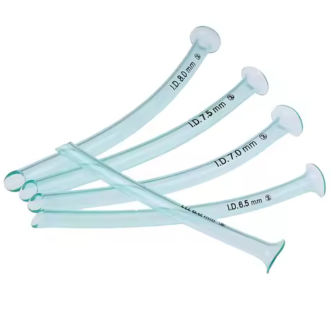 Hot High-flow Nasal Cannula Oxygen Tube 6/6.5/7/7.5/8.0mm Nasopharyngeal Airway Respiratory Emergenc
