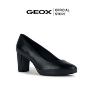 GEOX รองเท้าส้นสูงผู้หญิง รุ่น D WALK PLEASURE 60 - BLACK SS24 (D35TEDC9999F_S4BKXX)