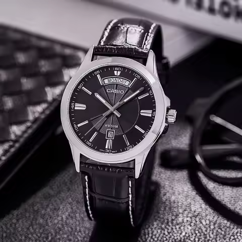 Casio MTP-1381L-1A/7A Date and Week Display Classic Pointer Quartz Watch Waterproof Simple Belt Busi