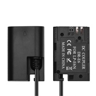 Andoer Type-C DR-E6 Dummy Battery DC Coupler 20W PD Adapter  Replacement for Canon EOS 60D 70D 80D 5