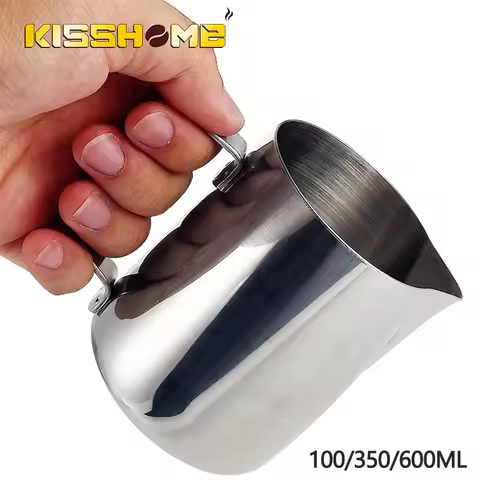 Coffee Milk Frothing Pitcher Stainless Steel Espresso Steaming Barista Latte Frother Cup Cappuccino 