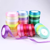 2cm silk ribbon in all colors, price for 1 roll of 22 yards