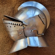 Medieval Burgundy Helmet Knight Wearable cosplay