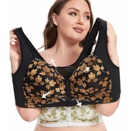 Plus Size Push-Up Sports Bra - Sizes 40-52 Cups B to G - Wireless & Seamless