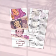 CALENDAR 2025/KALENDAR 2025 BOOKMARK / DOORGIFT / FREEGIFT / STUDENT / TEACHER