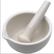 Ceramic Mortar and Pestle Medicine Grinding Bowl Medicine Pounder Grinding Tool Medicine Crusher Pow